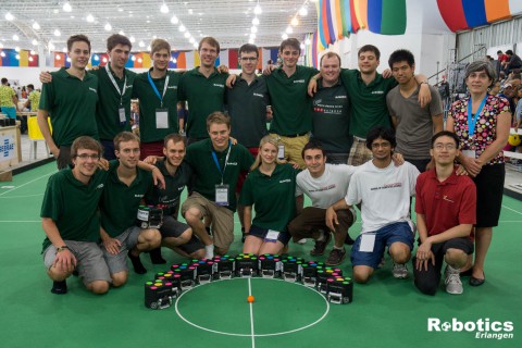 Nach dem Spiel: ER-Force und CMDragons.